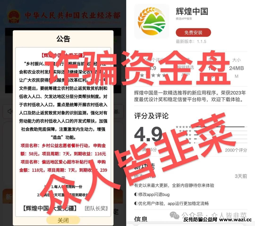 每日曝光，最新资金盘诈骗项目，千万别碰！