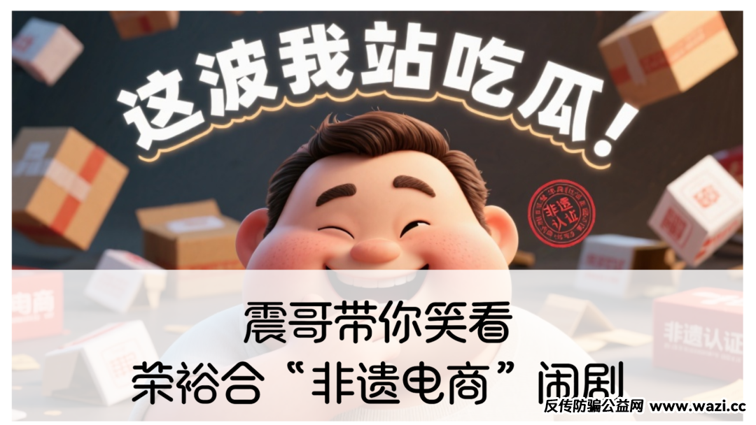 震哥带你笑看荣裕合“非遗电商”闹剧：你的钱包正在上演“非遗消失术”！