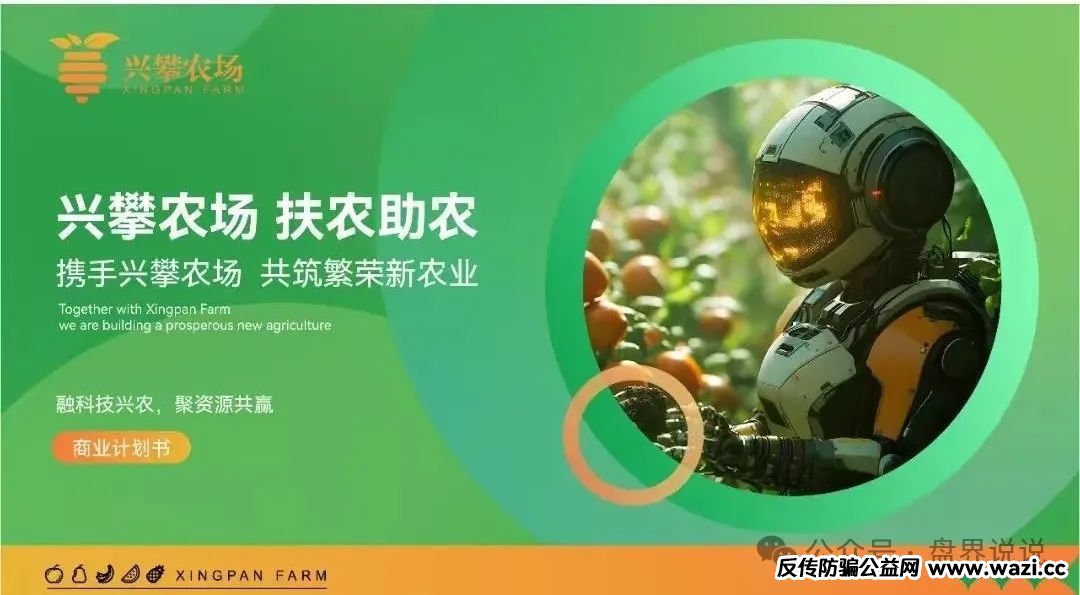 “兴攀农场”资金盘骗局，认养一棵树日化分红0.8%？警惕。