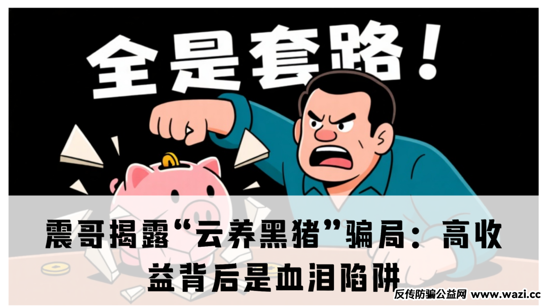 震哥揭露“云养黑猪”骗局：高收益背后是血泪陷阱