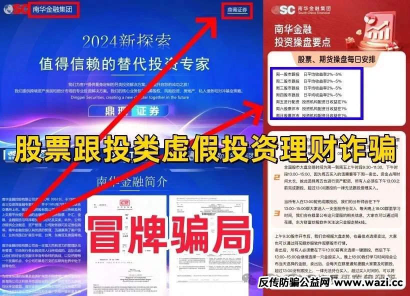 警惕【南华金融】“鼎珮证劵”股票资金盘骗局，即将崩盘！