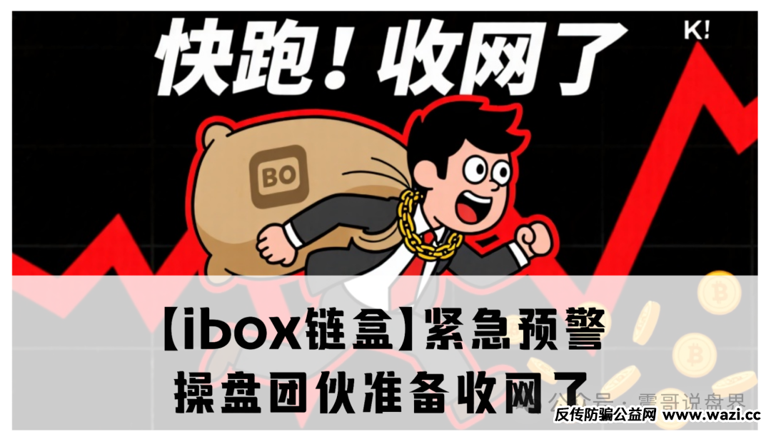 【ibox链盒】紧急预警!操盘团伙准备收网了!维权请准备,震哥律师已就位!