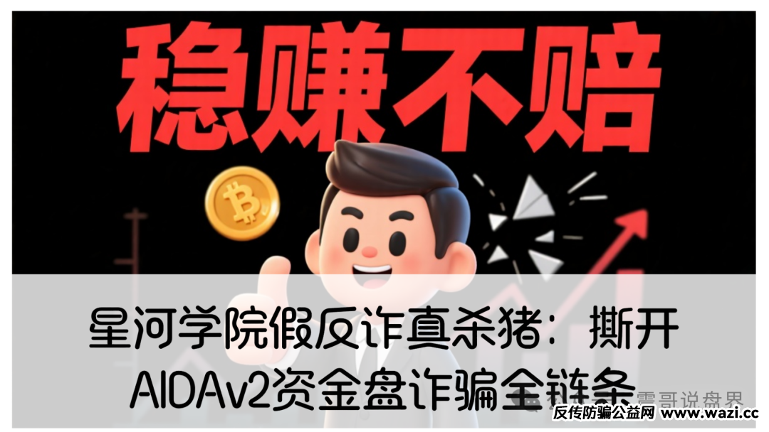 【震哥独家起底】星河学院假反诈真杀猪：万字长文撕开AIDAv2资金盘诈骗全链条!