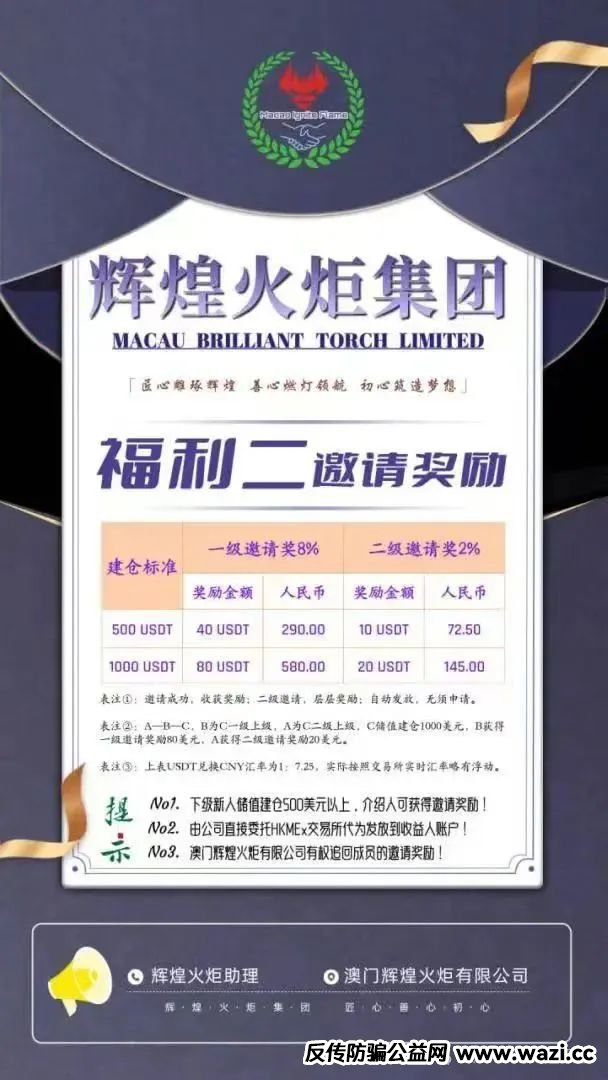 【辉煌火炬集团】资金盘 这类骗局进行分析，以帮助大家提高警惕！