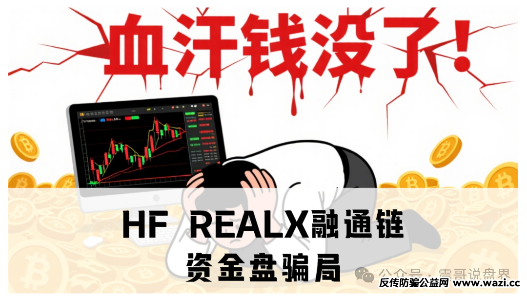 HF REALX融通链资金盘骗局，已经单割，即将崩盘