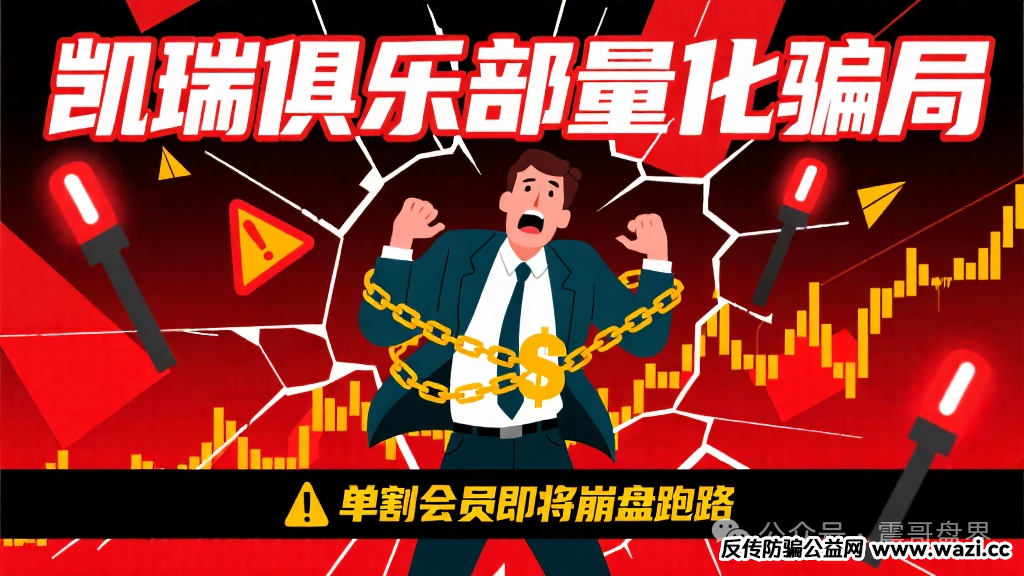 【凯瑞俱乐部】量化骗局，已经单割会员，即将崩盘跑路！