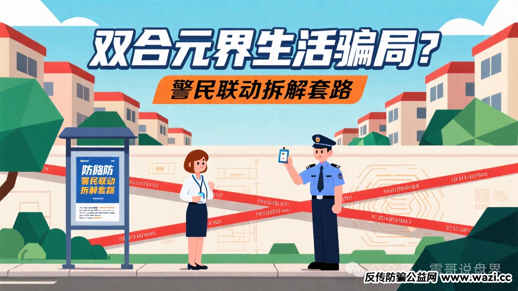 【双合元界】生活骗局？社区网格员协同民警劝阻骗局！