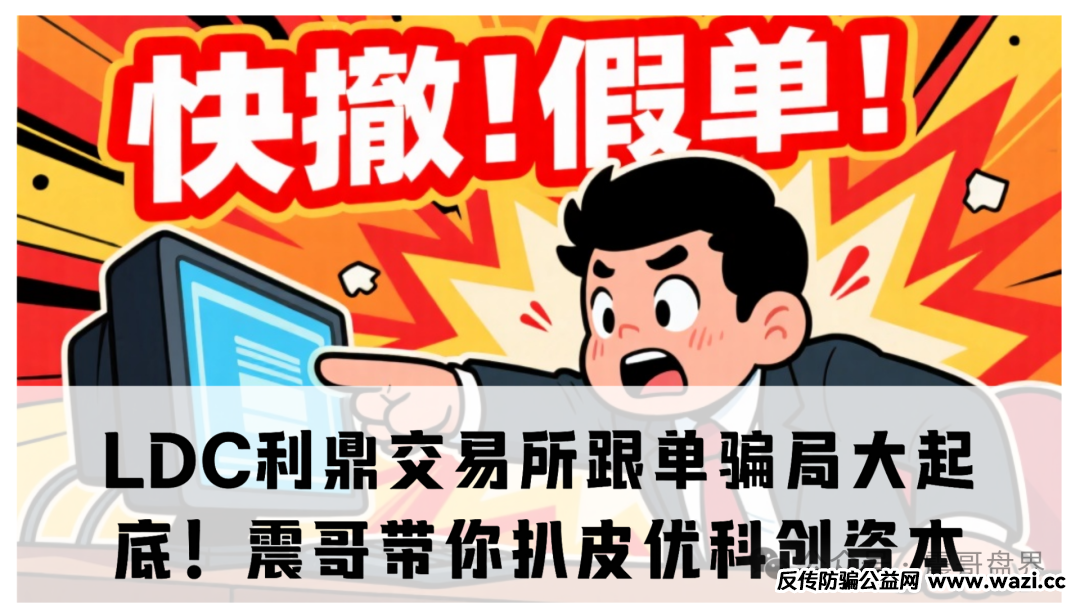 【重磅爆料】LDC利鼎交易所跟单骗局大起底！带你扒皮优科创资本！