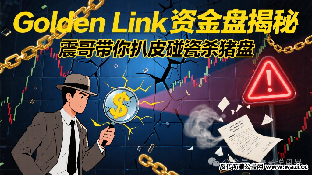 【Golden Link】资金盘揭秘：这个碰瓷金链资本的杀猪盘！