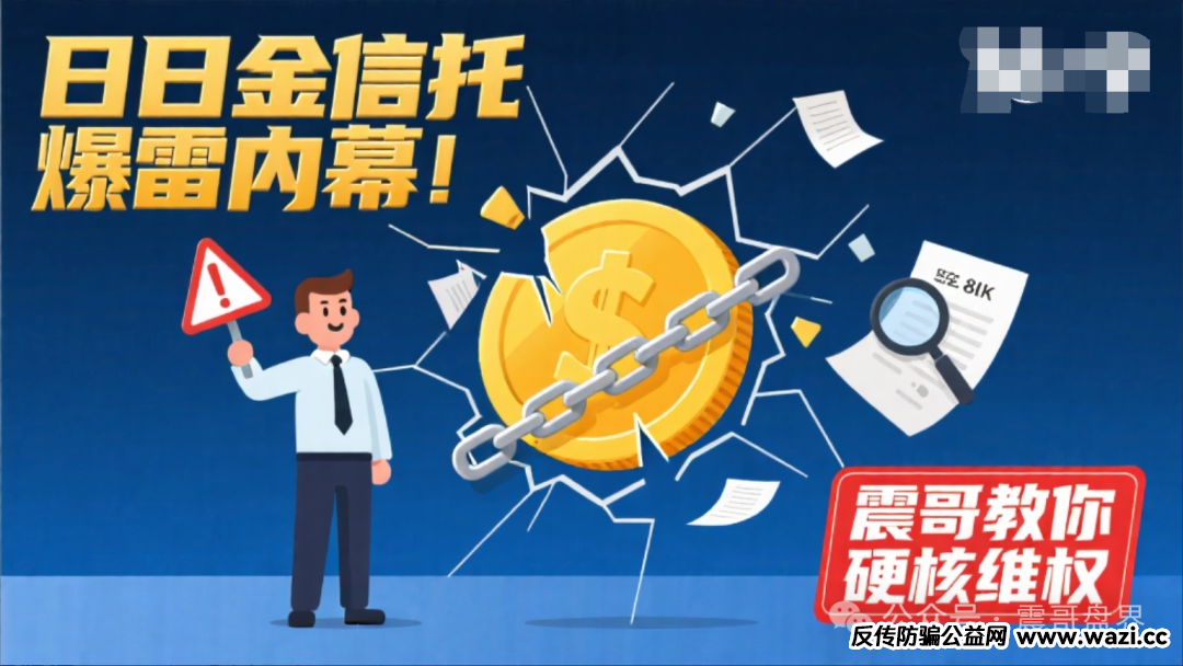 【日日金信托】爆雷内幕!打着彩票信托旗号;坑了整整15万会员。