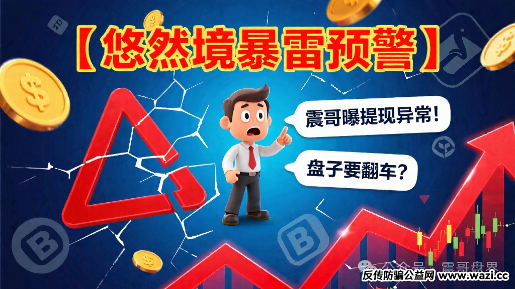 【悠然境暴雷预警】提现异常！盘子要翻车？