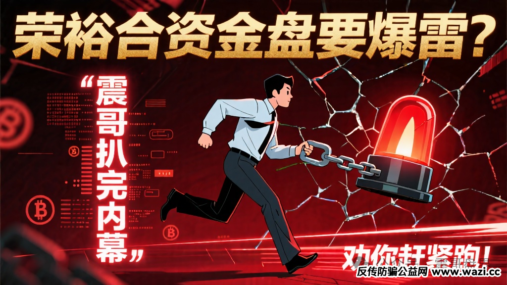 【荣裕合】资金盘要爆雷；震哥扒完内幕劝你赶紧跑！