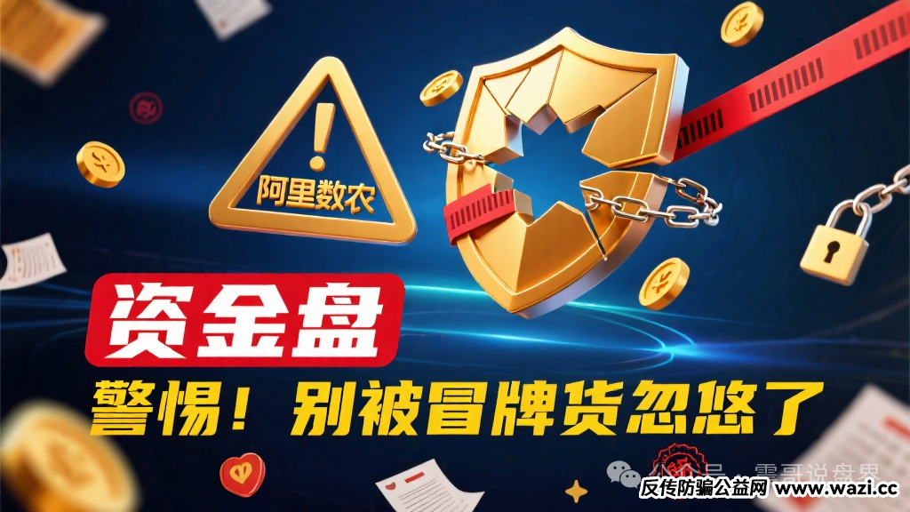 警惕!【阿里数农】资金盘,别被冒牌货忽悠了。