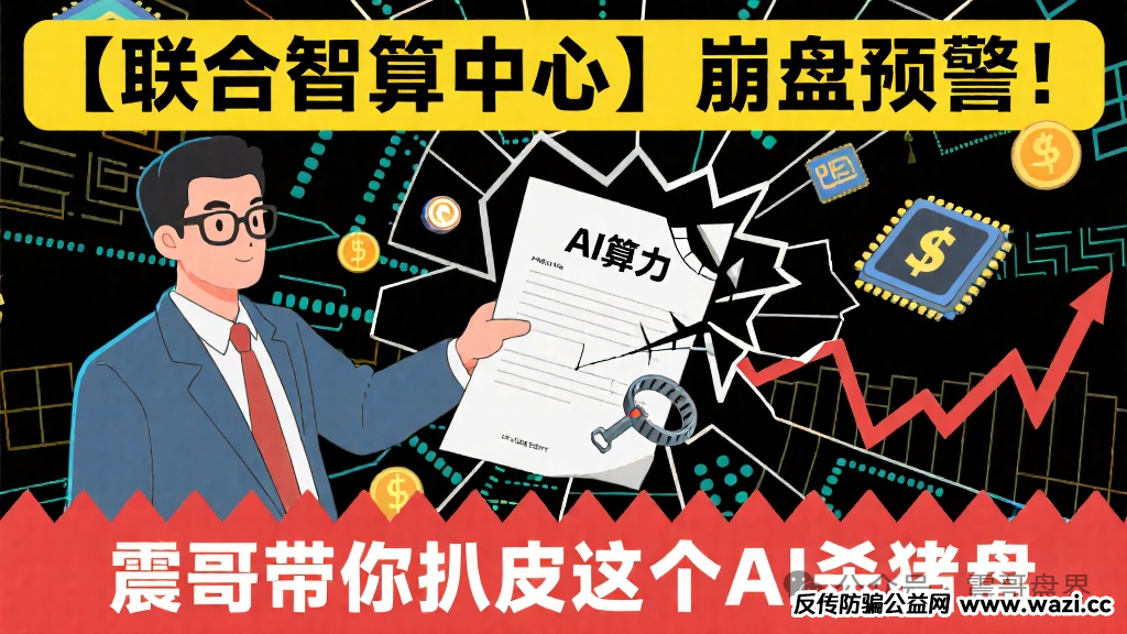 【联合智算中心】崩盘预警！震哥带你扒皮这个AI杀猪盘！