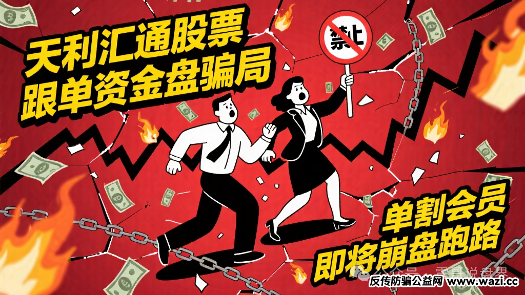 【天利汇通】股票跟单资金盘骗局，老蒋已经单割会员，即将崩盘跑路！