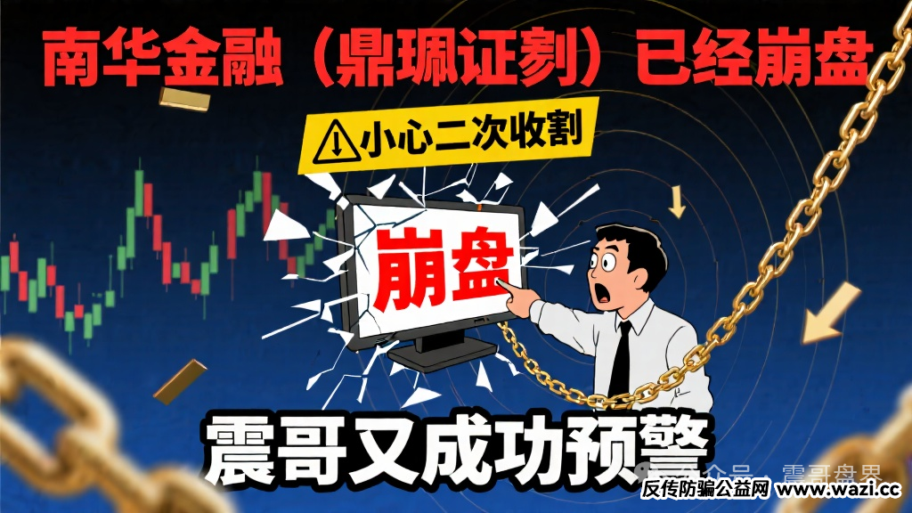 南华金融(鼎珮证劵)已经崩盘,小心二次收割!