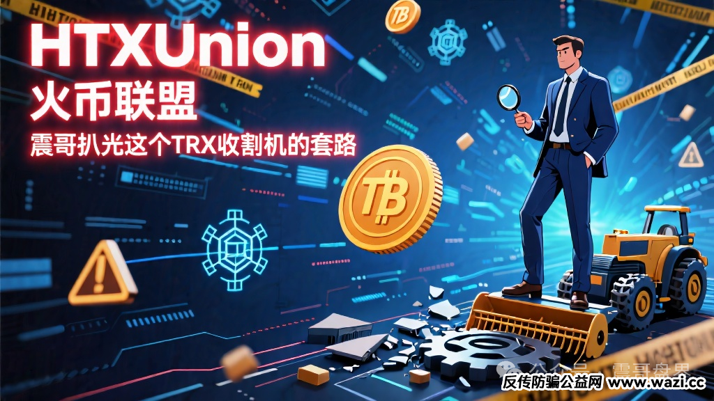 【HTXUnion】火币联盟：震哥扒光这个TRX收割机的套路！