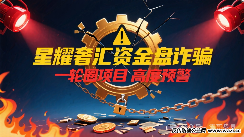 【星耀奢汇】资金盘诈骗，一轮圈的项目，高度预警！