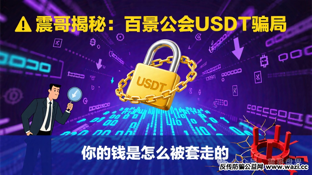 揭秘【百景公会】USDT骗局，你的钱是怎么被套走的！