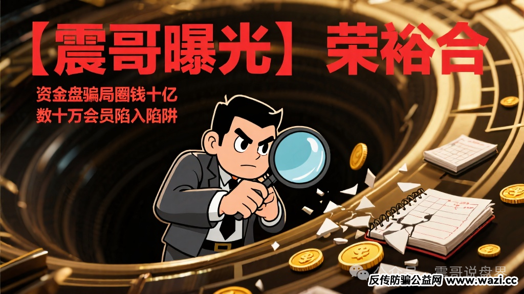 【震哥曝光】荣裕合是资金盘骗局，操盘手圈钱十亿，会员数十万