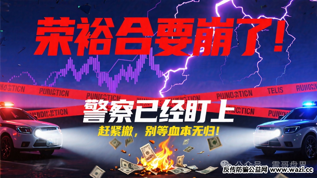 【荣裕合】要崩了！警察已经盯上，赶紧撤，别等血本无归！
