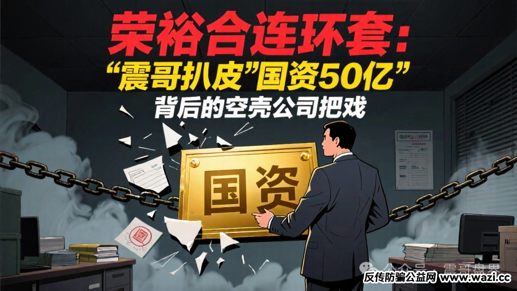 【荣裕合】连环套：震哥扒皮＂国资50亿＂背后的空壳公司把戏！