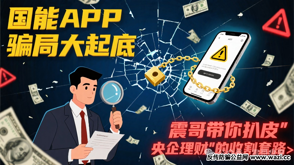 【国能APP】骗局大起底：带你扒皮＂央企理财＂的收割套路！