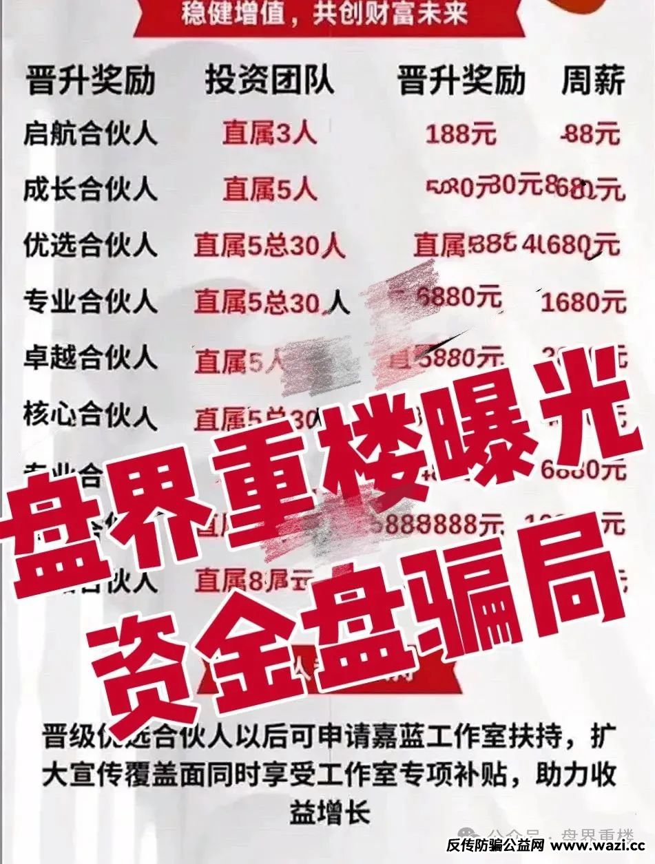 【嘉蓝智投】资金盘骗局,操盘手老孙圈钱过亿,即将崩盘跑路!