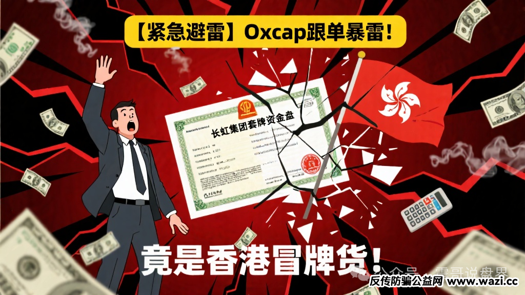 【避雷】Oxcap跟单暴雷！长虹集团套牌资金盘竟是香港冒牌货！
