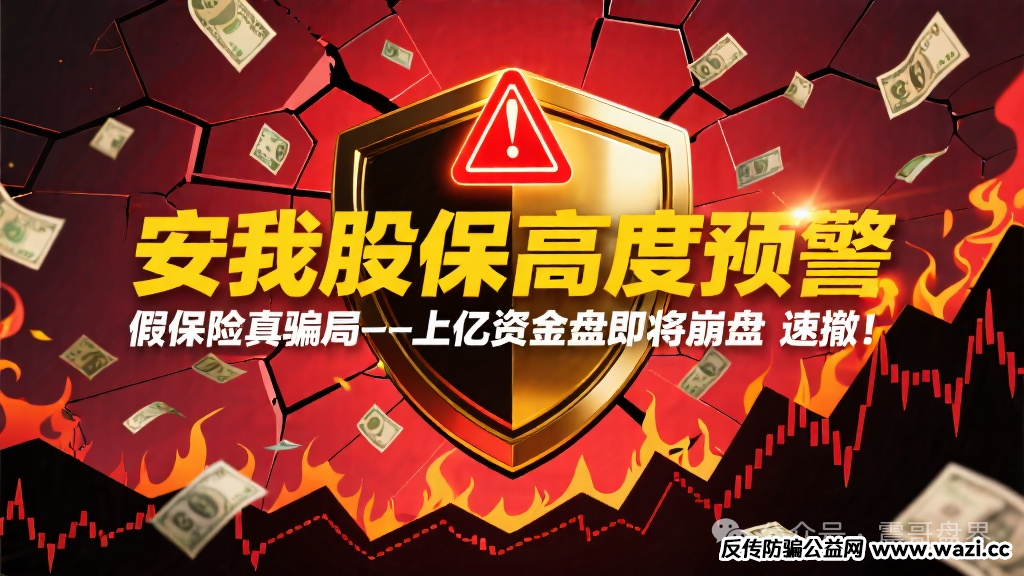 【安我股保】高度预警，假保险真骗局，上亿资金盘即将崩盘，速撤！