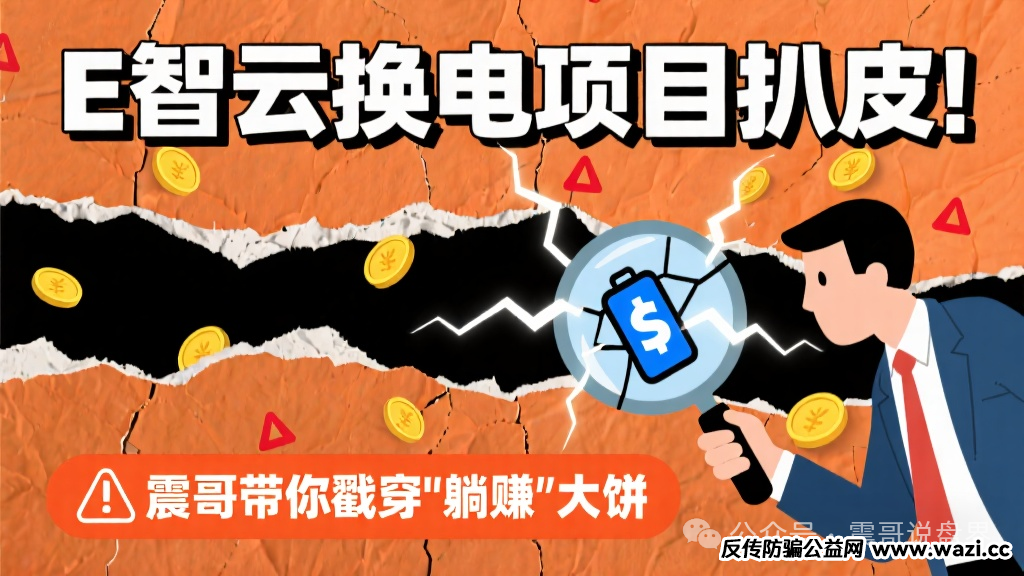 【E智云换电】项目扒皮！带你戳穿这个＂躺赚＂大饼！