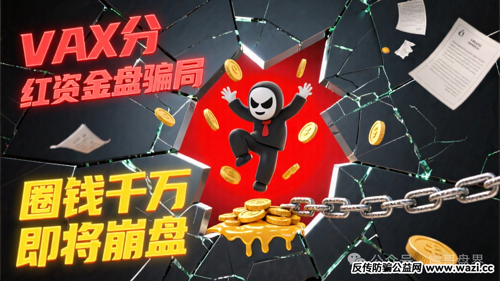 【VAX（VaultX）】分红资金盘骗局，圈钱千万即将崩盘！