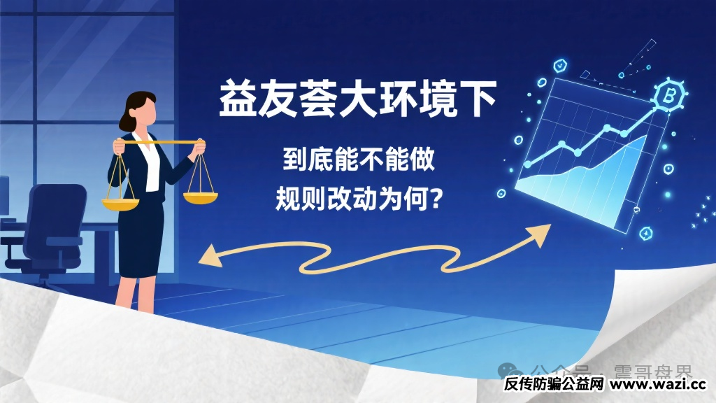 【益友荟】在这个大环境下，到底能不能做，项目方改规则又是为何？