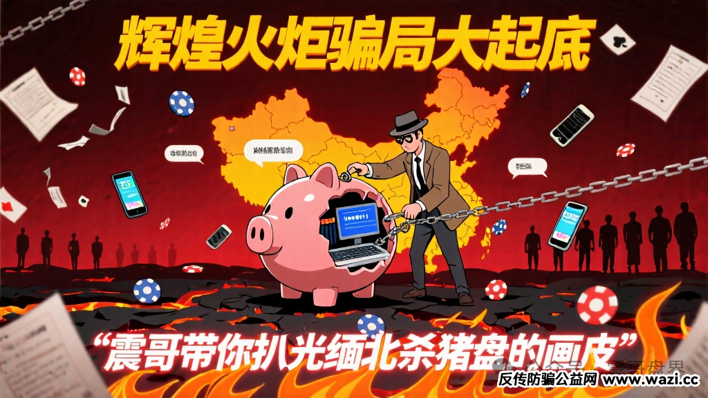 【辉煌火炬】骗局大起底：扒光缅北杀猪盘的画皮！