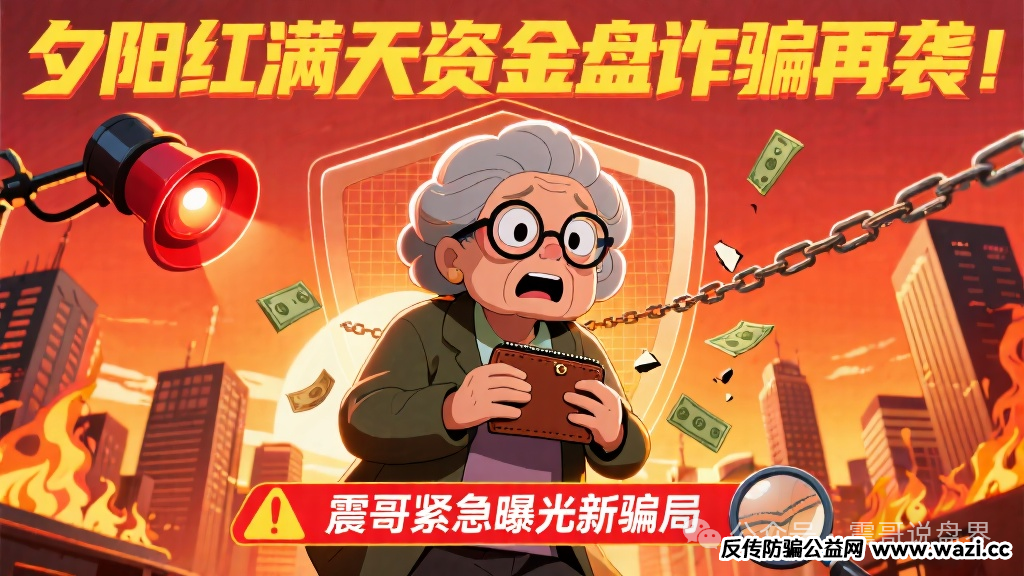 【夕阳红满天】资金盘诈骗再袭！震哥紧急曝光新骗局！