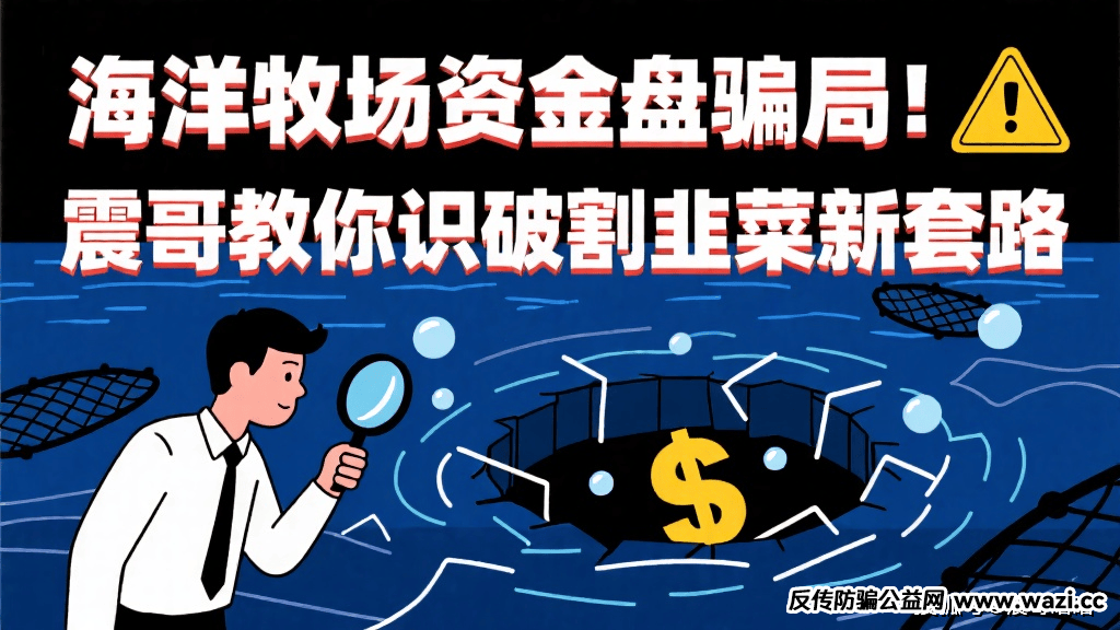 揭秘【海洋牧场】典型的庞氏资金盘骗局，拆东墙补西墙。