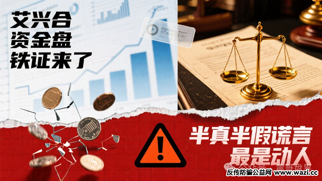 【艾兴合】资金盘铁证来了，半真半假谎言最是动人！