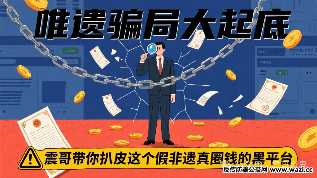 【唯遗】骗局大起底：震哥带你扒皮这个假非遗真圈钱的黑平台！