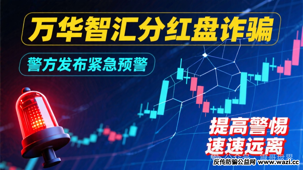 【万华智汇】是分红盘诈骗,警方发布紧急预警,看见远离
