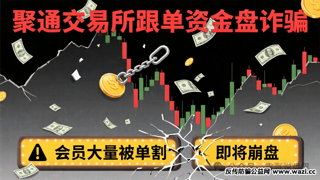 资金盘诈骗【聚通交易所】会员大量被单割，团队撤离即将崩盘！