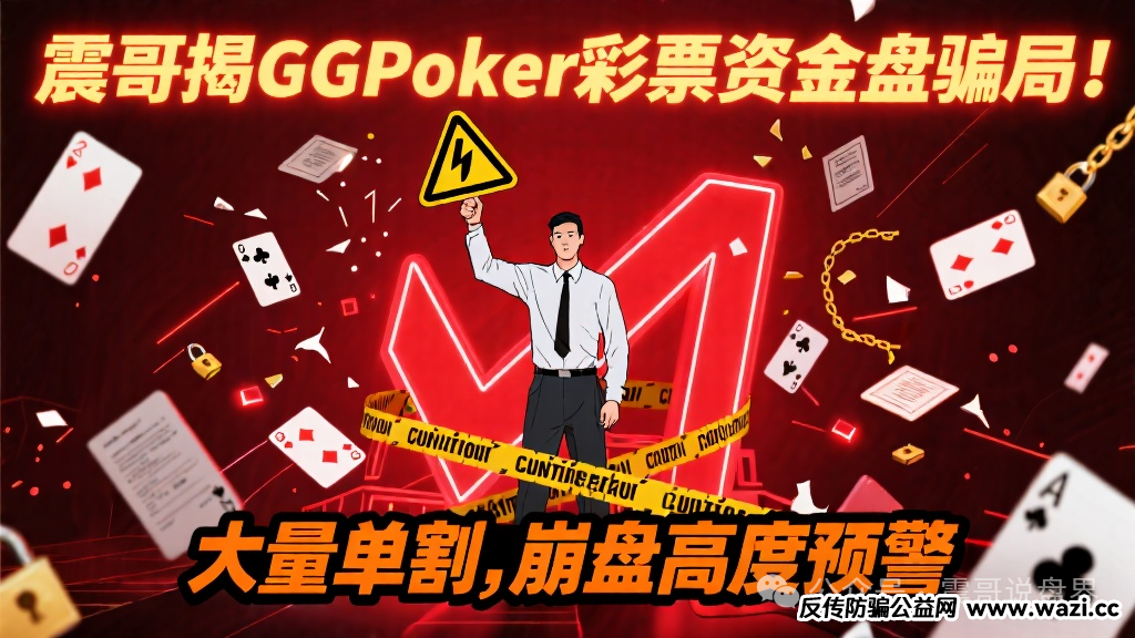 【GGPoker】彩票资金盘骗局！大量单割，崩盘高度预警！