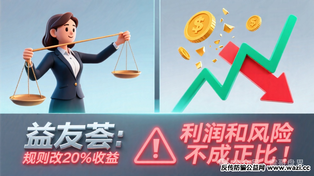 【益友荟】规则改20%收益，利润和风险不成正比！