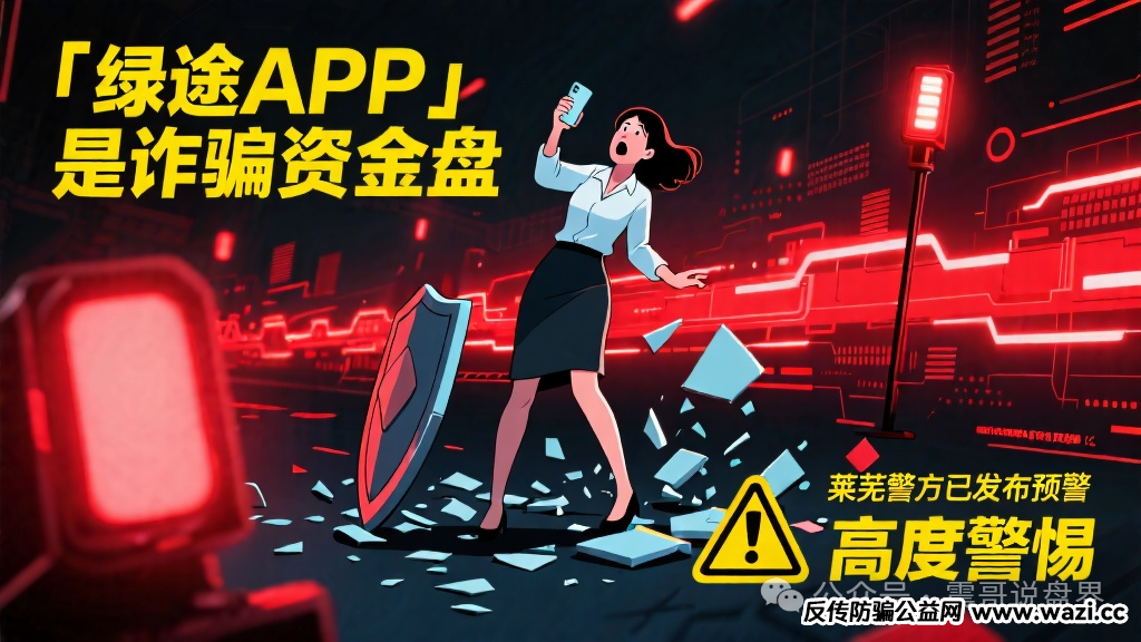 【绿途APP】是诈骗资金盘，莱芜警方都已经发布预警，高度警惕！