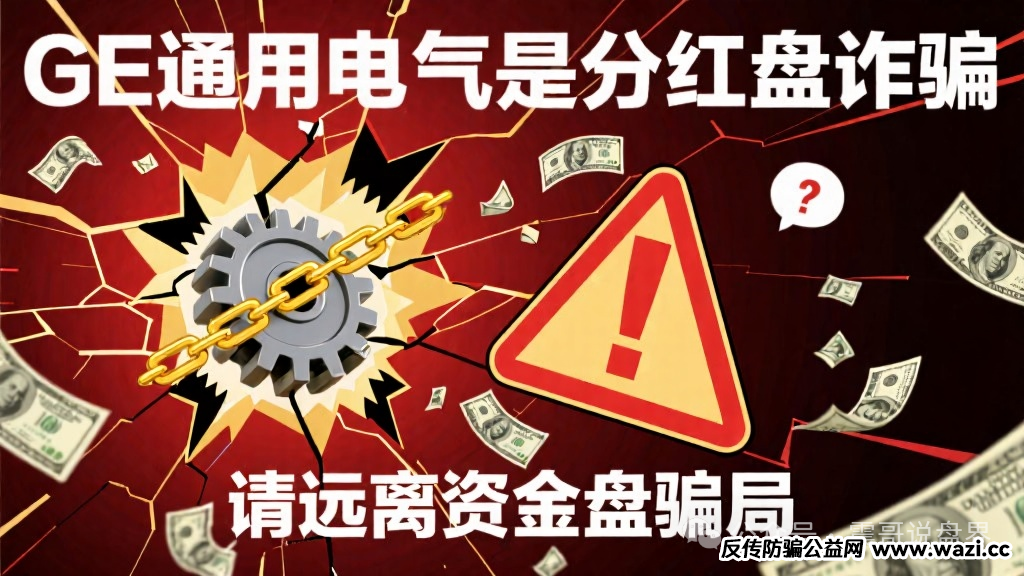 【GE通用电气】是分红盘诈骗，请远离资金盘骗局！