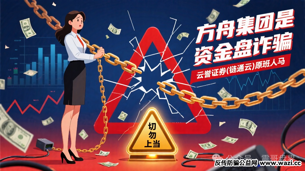 【方舟集团】是资金盘诈骗,云誉证劵”(链通云)原班人马,切勿上当!
