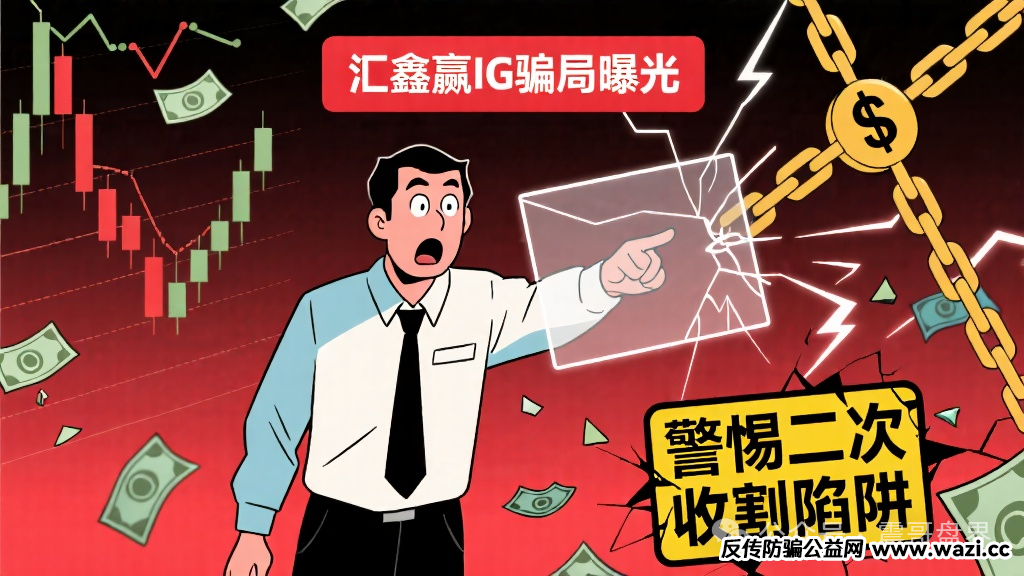 【汇鑫赢IG】股票资金盘骗局已经跑路，警惕二次收割！