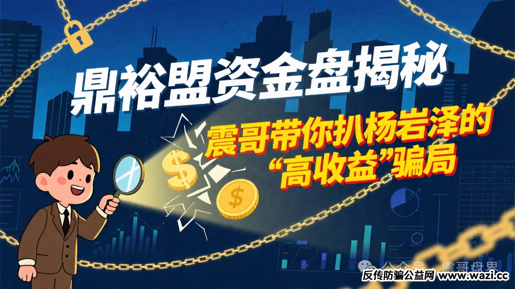 【鼎裕盟】资金盘揭秘，带你扒杨岩泽的“高收益”骗局！