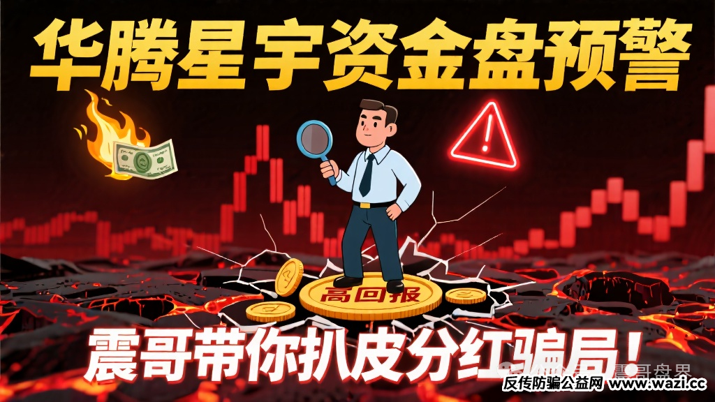 【华腾星宇】资金盘预警：带你扒皮分红骗局！