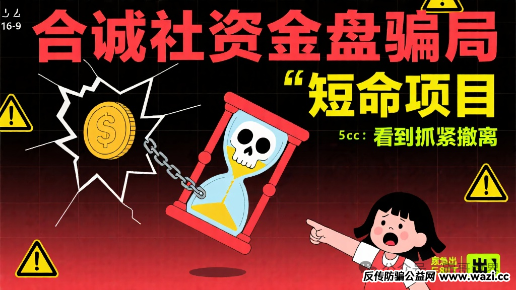 【合诚社】资金盘骗局，短命项目，看到抓紧撤离！