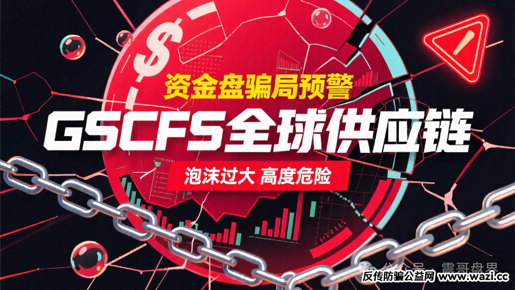 【GSCFS/全球供应链】是资金盘骗局,泡沫过大高度预警!